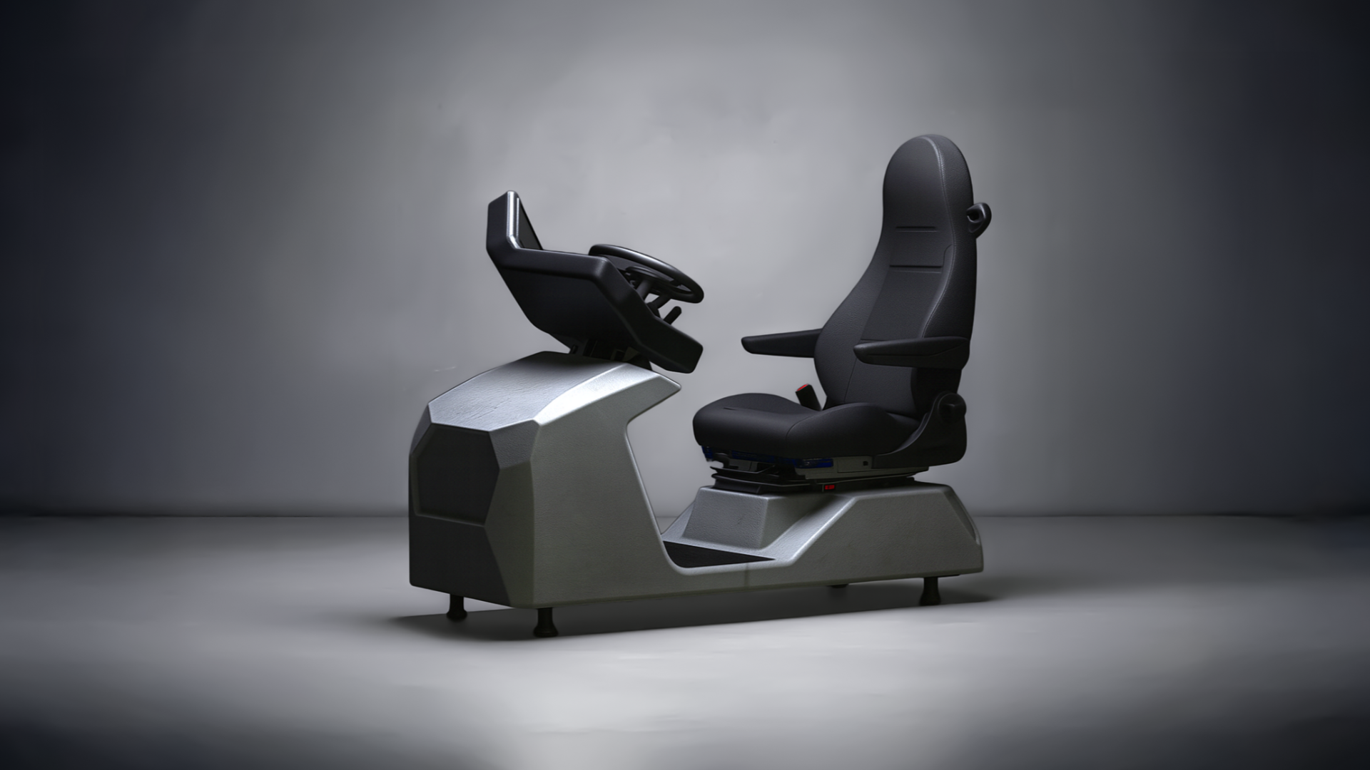 SIFAT Fahrzeugsimulator-Sitzrig mit Lenkrad-Modul