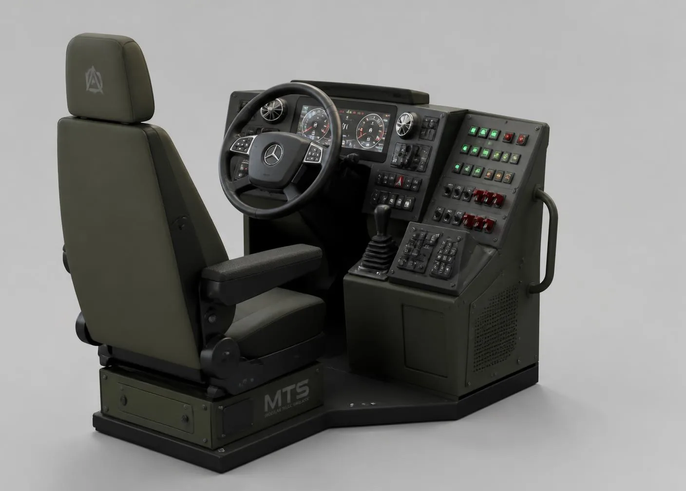 Modulares Cockpit-Konzept für Militärfahrzeug-Simulation